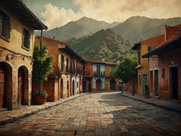 Auf dem Bild ist eine malerische Straße mit bunten Häusern und einer schönen Berglandschaft im Hintergrund zu sehen. Nach der Wanderung bieten sich in der Umgebung Aktivitäten wie:

1. **Erkundung der Stadt**: Schlendern Sie durch die charmanten Gassen, um die lokale Architektur und Kunst zu genießen.
2. **Besuch von Cafés und Restaurants**: Probieren Sie regionale Spezialitäten oder entspannen Sie sich bei einem Getränk.
3. **Kunstgalerien**: Besuchen Sie lokale Galerien, um die Werke von lokalen Künstlern zu entdecken.
4. **Unternehmungen in der Natur**: Nutzen Sie die Gelegenheit für weitere Erkundungen in der Umgebung, wie z.B. kleine Wanderungen in den Bergen.
5. **Fotografie**: Die malerische Landschaft und die lebhaften Farben der Gebäude sind perfekt für Fotografien. 

Diese Aktivitäten bieten eine wunderbare Möglichkeit, den Tag nach der Wanderung zu genießen.