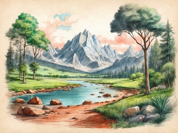 Auf dem Bild ist eine wunderschöne Landschaft zu sehen, die Berge, einen klaren Fluss und üppige Wälder zeigt. Diese Umgebung ist ein hervorragendes Beispiel für die Schönheit der Natur, die es zu schützen gilt. 

Die Erhaltung solcher Lebensräume ist essenziell für den Naturschutz, da sie nicht nur eine Vielzahl von Flora und Fauna beherbergen, sondern auch wichtige Ökosystemdienstleistungen bieten. Bildungsarbeit spielt hier eine entscheidende Rolle, um das Bewusstsein für die Bedeutung des Naturschutzes zu stärken und Menschen zu motivieren, sich aktiv für den Schutz der Umwelt einzusetzen. Durch Bildungsangebote können Menschen in connection mit der Natur gebracht werden, was zu einem verantwortungsbewussten Handeln und einem nachhaltigen Umgang mit natürlichen Ressourcen führt.