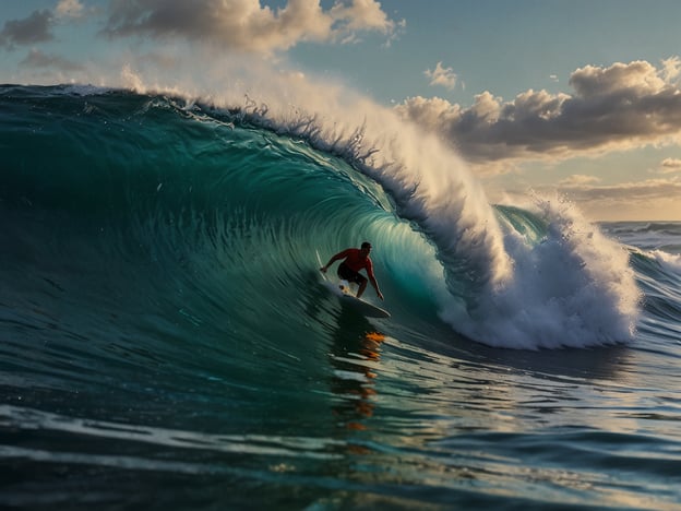 Auf dem Bild sieht man einen Surfer, der in einer beeindruckenden Welle surft. Die Lichtverhältnisse zeigen einen schönen Sonnenuntergang oder Sonnenaufgang, was die Szene besonders spektakulär macht.

Hier sind einige Tipps für den perfekten Surfurlaub in La Libertad:

1. **Beste Zeit zum Surfen**: Die Wellenbedingungen sind in der Regel von April bis November am besten. Der Herbst bringt starke Wellen, ideal für erfahrene Surfer.

2. **Surfspots**: Besuche beliebte Surfspots wie Punta Roca oder La Paz. Diese Orte bieten verschiedene Schwierigkeitsgrade, sodass sowohl Anfänger als auch Fortgeschrittene auf ihre Kosten kommen.

3. **Surfschule**: Wenn du ein Anfänger bist, ziehe in Erwägung, eine lokale Surfschule zu besuchen. Die Lehrer sind oft sehr erfahren und helfen dir, die Grundlagen schnell zu lernen.

4. **Lokale Kultur**: Nimm dir Zeit, die lokale Kultur und Küche zu entdecken. Frische Meeresfrüchte sind ein Muss, und es gibt viele charmante Restaurants in der Umgebung.

5. **Ausrüstung**: Falls du keine eigene Ausrüstung hast, kannst du in vielen Shops Boards und Neoprenanzüge mieten. Überprüfe die Qualität der Ausrüstung, bevor du mietest.

6. **Sicherheit**: Achte auf die Wetterbedingungen und Strömungen. Informiere dich über die Gefahren des jeweiligen Spots und respektiere die lokalen Surfer.

7. **Nachhaltigkeit**: Unterstütze umweltfreundliche Praktiken. Halte die Strände sauber und respektiere die Natur.

Viel Spaß beim Surfen in La Libertad!