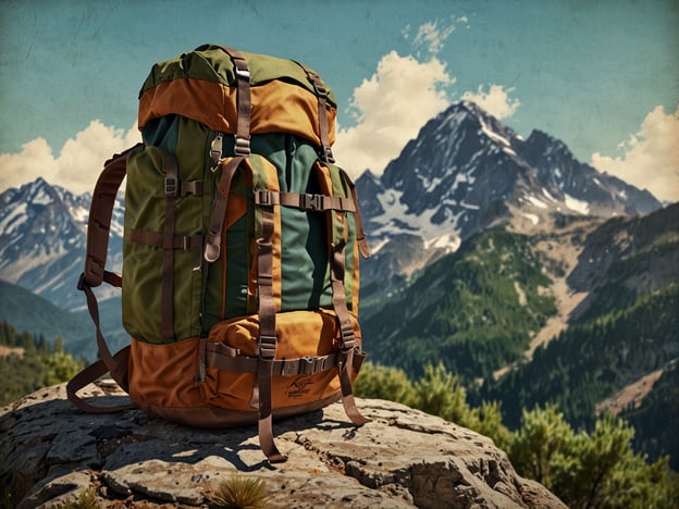 Auf dem Bild ist ein Rucksack zu sehen, der auf einem Felsen vor einer beeindruckenden Berglandschaft platziert ist. Um deine perfekte Wanderung zu planen, hier einige Tipps:

1. **Die richtige Ausrüstung**: Achte darauf, einen bequemen und funktionellen Rucksack zu wählen, der genug Platz für Wasser, Snacks und Notwendigkeiten bietet.

2. **Wasser und Snacks**: Nimm genug Wasser mit, um hydratisiert zu bleiben, und gesunde Snacks, um deine Energie aufrechtzuerhalten.

3. **Wettercheck**: Informiere dich über die Wetterbedingungen, bevor du losgehst, und kleide dich entsprechend.

4. **Schwierigkeitsgrad**: Wähle eine Wanderroute, die deinem Fitnesslevel entspricht, und sei realistisch in deinen Erwartungen.

5. **Sicherheit zuerst**: Teile jemandem mit, wo du hingehst, und nimm eine Karte oder ein GPS-Gerät mit.

Viel Spaß beim Wandern!