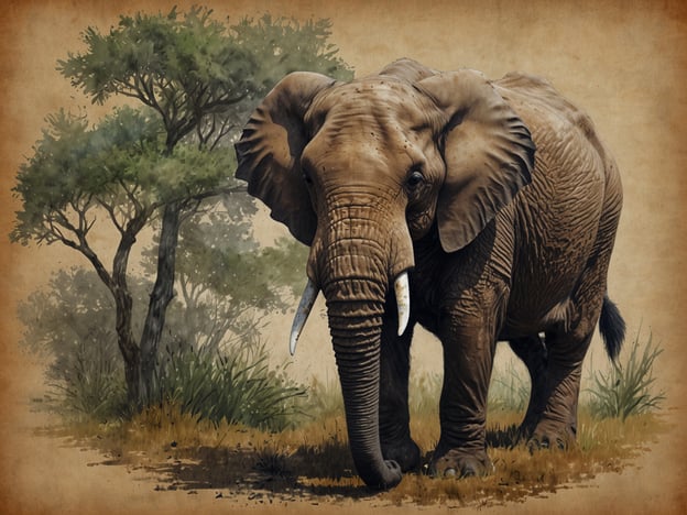 Auf dem Bild ist ein Elefant zu sehen, der in einer savannenartigen Umgebung steht, umgeben von Bäumen und Gras. Elefanten sind faszinierende Tiere, die für ihre soziale Struktur, Intelligenz und ihre Rolle im Ökosystem bekannt sind.

Aktuelle Forschung zeigt, dass Elefanten wichtige «Ökosystem-Ingenieure» sind, da sie beim Fressen von Bäumen und Sträuchern dazu beitragen, die Vegetation und das Habitat für viele andere Arten zu gestalten. Leider sind Elefanten durch eingeschränkten Lebensraum und Wilderei, vor allem wegen ihrer Stoßzähne, stark bedroht. 

Erhaltungsmaßnahmen umfassen nationale und internationale Schutzmaßnahmen, wie zum Beispiel die Einrichtung von Schutzgebieten, Anti-Wildererei-Programme und Aufklärungsarbeit in betroffenen Regionen. Es ist wichtig, den Lebensraum der Elefanten zu schützen und das Bewusstsein für ihren Wert im Ökosystem zu fördern.