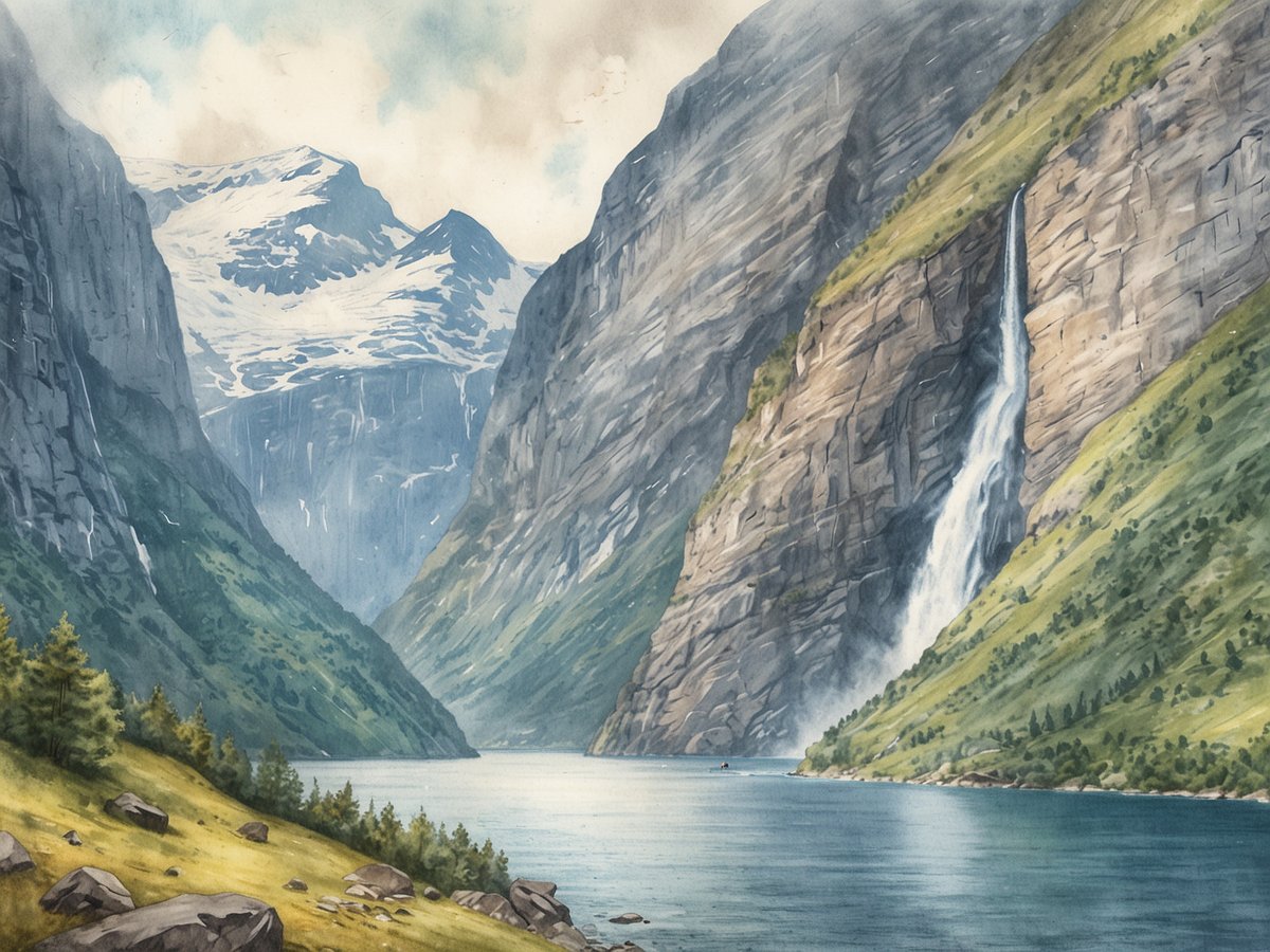 Geirangerfjord: Atemberaubender Fjord mit spektakulären Wasserfällen