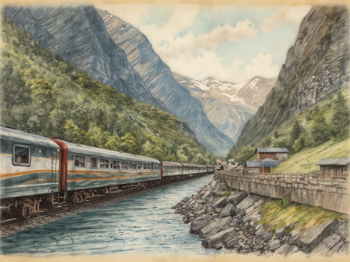 Flåm und die Flåmbahn: Spektakuläre Zugfahrt durch Norwegens Fjorde