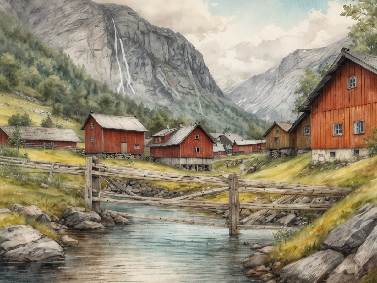 Hallingdal: Outdoor-Erlebnisse und traditionelle norwegische Architektur