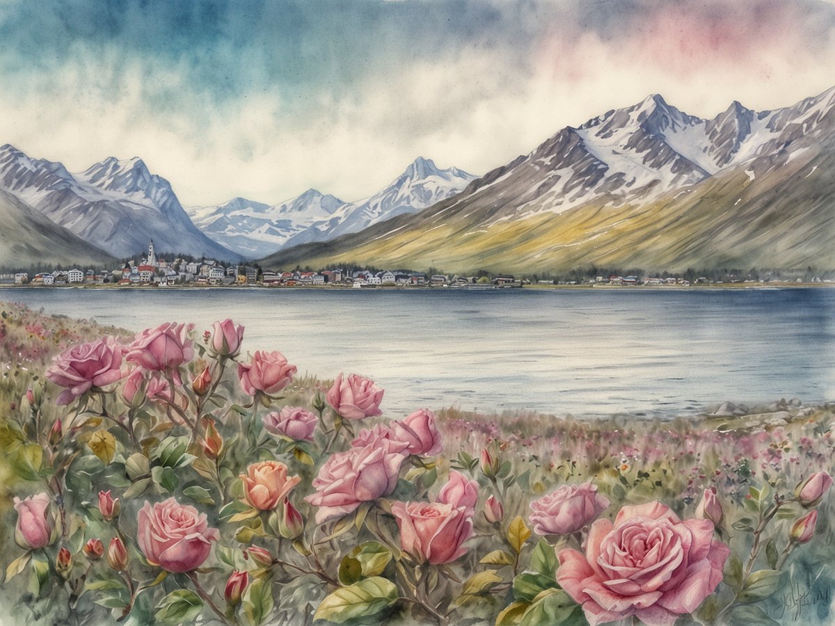 Molde: Die "Stadt der Rosen" mit Blick auf die Romsdal-Alpen