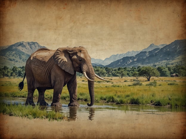 Auf dem Bild ist ein Elefant zu sehen, der in einem klaren Gewässer steht, umgeben von einer weiten grünen Landschaft und Bergen im Hintergrund. 

Die Laguna de Lachuá in Guatemala hat eine bedeutende kulturelle und ökologische Rolle. Sie ist Teil eines Schutzgebiets und gilt als ein wichtiger Lebensraum für verschiedene Tier- und Pflanzenarten. Diese Region ist auch mit der Kultur der Maya verbunden, da sie von verschiedenen Ethnien bewohnt wird, die dort ihre Traditionen und Lebensweisen pflegen. Die Erhaltung der biologischen Vielfalt und die Achtung der indigenen Kulturen machen die Laguna de Lachuá zu einem bedeutenden Ort für Naturschutz und kulturelles Erbe.