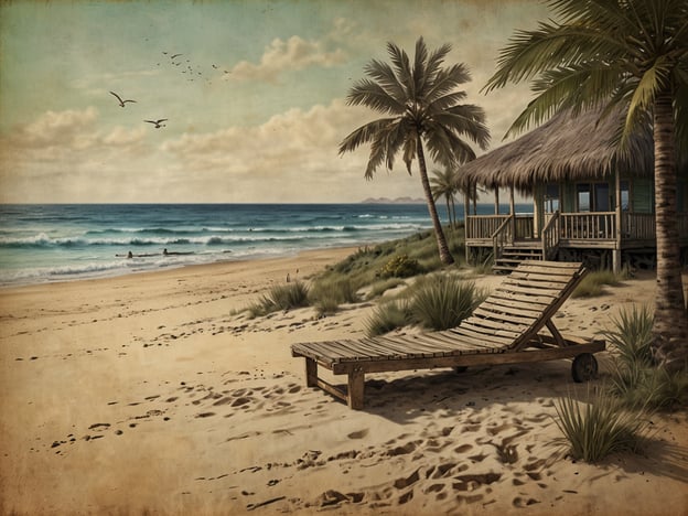 Auf dem Bild ist ein schöner Strand in Chismuyo Bay zu sehen. Die Szenerie zeigt eine entspannte Atmosphäre mit einem Liegestuhl auf dem weichen Sand. Im Hintergrund sieht man eine kleine Hütte, die typisch für die Küstenregion ist. 

Aktivitäten, die hier stattfinden könnten, sind unter anderem:

- Schwimmen im klaren Wasser
- Surfen oder Paddeln auf den Wellen
- Entspannen auf der Liege und die Sonne genießen
- Spaziergänge am Strand entlang
- Genießen von lokalen Speisen in der Nähe der Hütte

Die gesamte Umgebung lädt dazu ein, die Natur zu genießen und sich zu entspannen.