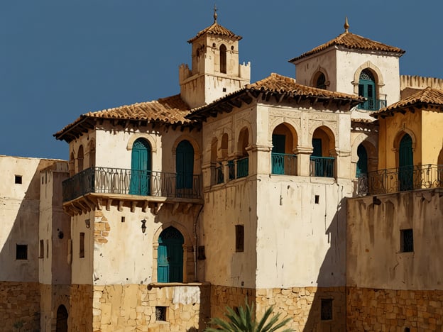 Auf dem Bild sind traditionelle Gebäude zu sehen, die den charakteristischen Stil der „Pueblos Blancos“ in Andalusien widerspiegeln. Diese Ort sind bekannt für ihre weißen, schmalen Häuser mit engen Gassen und oft mit niedrigen Balkonen. 

Die Pueblos Blancos sind nicht nur architektonische Schätze, sondern tragen auch eine reiche Geschichte. Sie sind geprägt von der maurischen Kultur und zeigen, wie sich die Bauweise über Jahrhunderte entwickelt hat, um den klimatischen Bedingungen der Region gerecht zu werden. Die weißen Wände reflektieren das Sonnenlicht und halten die Innenräume kühl.

Diese Dörfer, wie Ronda, Grazalema und Mijas, sind beliebte Reiseziele, die Touristen in die faszinierende Geschichte und die atemberaubenden Landschaften der Region führen.