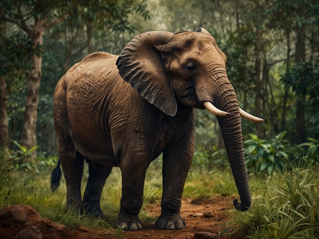 Auf dem Bild ist ein Elefant in einem hügeligen, grünen Lebensraum zu sehen. Elefanten sind wichtige Symbole für den Schutz der Natur und der Biodiversität. Die Erhaltung ihrer Lebensräume ist entscheidend für die Nachhaltigkeit unserer Ökosysteme. Schutzreservate spielen eine wesentliche Rolle dabei, Elefanten und andere Arten vor Bedrohungen wie Wilderei und Lebensraumverlust zu bewahren. Durch den Erhalt solcher Schutzgebiete können wir sicherstellen, dass diese majestätischen Tiere weiterhin in ihrer natürlichen Umgebung leben können und somit auch zur Gesundheit des gesamten Ökosystems beitragen.