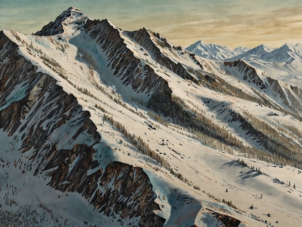 Auf dem Bild sind schneebedeckte Berge zu sehen, die eine wunderschöne Winterlandschaft darstellen. Faktoren für Schneegarantie in solch einem Gebiet könnten die geografische Lage, die Höhe der Berge, die klimatischen Bedingungen sowie die durchschnittlichen Schneefälle in der Saison sein. Hohe Lagen mit kälteren Temperaturen und häufigen Schneefällen bieten in der Regel bessere Bedingungen für eine Schneegarantie. Auch die Ausrichtung der Hänge kann eine Rolle spielen, da schattige Bereiche tendenziell länger Schnee halten.