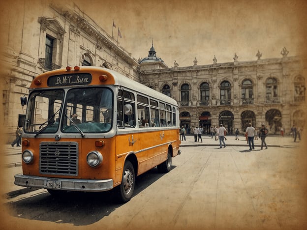 Auf dem Bild ist ein orangener Bus auf einem Platz zu sehen, umgeben von Menschen und historischen Gebäuden. 

**Beste Reisezeit:** Der beste Zeitpunkt, um diesen Ort zu besuchen, ist im Frühling (April bis Juni) oder im Herbst (September bis Oktober), wenn das Wetter mild ist und weniger Touristen unterwegs sind.

**Tipps für deinen Besuch:**
1. **Frühe Ankunft:** Besuche den Platz früh am Morgen, um die Menschenmengen zu vermeiden und die Atmosphäre zu genießen.
2. **Lokale Küche:** Probiere die örtlichen Cafés und Restaurants aus, um die regionale Esskultur kennenzulernen.
3. **Führungen:** Mache an geführten Touren teil, um mehr über die Geschichte und die Architektur der Umgebung zu erfahren.
4. **Fotomöglichkeiten:** Bring deine Kamera mit, um die beeindruckenden Gebäude und die lebendige Atmosphäre festzuhalten.