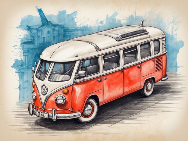 Auf dem Bild ist ein klassischer Volkswagen Bus zu sehen, der in einem rot-weißen Design gehalten ist. Dieser Bus ist ein beliebtes Fahrzeug für Veranstaltungen und Führungen, zum Beispiel für Sightseeing-Touren in Städten oder als mobiler Verkaufsstand auf Festivals. Oft wird er auch für private Veranstaltungen wie Hochzeiten oder Geburtstagsfeiern genutzt, um eine besondere Atmosphäre zu schaffen. Der charmante Retro-Look macht ihn zu einem echten Hingucker und zieht die Aufmerksamkeit vieler Menschen auf sich.