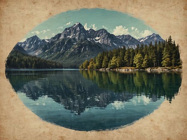 Das Bild zeigt eine malerische Landschaft mit einem klaren See, umgeben von majestätischen Bergen und dichtem Wald. Die ruhige Wasseroberfläche spiegelt die umliegende Natur wider und erzeugt eine friedliche Atmosphäre. Diese Szenerie erinnert an Die Geheimnisse des Traful-Sees entdecken, wo die Schönheit und die Geheimnisse der Natur im Vordergrund stehen. Die harmonische Verbindung von Wasser, Bergen und Wäldern lädt zu Erkundungen und Entdeckungen ein.