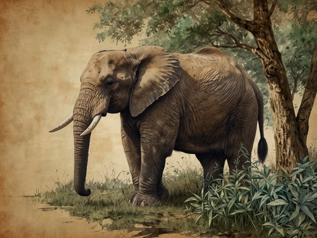 Auf dem Bild ist ein Elefant in einer natürlichen Umgebung zu sehen. Solche majestätischen Tiere sind ein wichtiger Teil des Ökosystems und tragen zur Biodiversität bei. Der Naturschutz und die Erhaltung ihrer Lebensräume sind entscheidend, um das Überleben dieser Art zu sichern. Schutzmaßnahmen sind notwendig, um Bedrohungen wie Wilderei und Lebensraumzerstörung entgegenzuwirken und die natürliche Balance in der Natur zu bewahren.