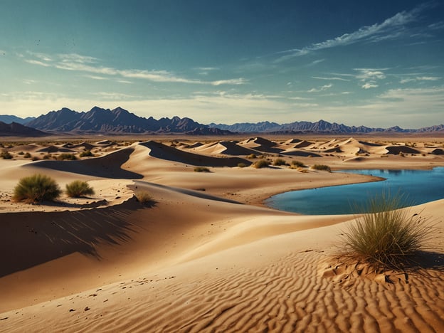 Das Bild zeigt eine surreal anmutende Landschaft mit sandigen Dünen und einem kleinen Gewässer im Vordergrund. In Lençóis Maranhenses, Brasilien, könntest du ähnliche Szenen erleben, wenn du die beeindruckenden sandigen Hügel und die natürlichen Süßwasserseen erkundest.

Hier sind einige Aktivitäten und Erlebnisse, die du in Lençóis Maranhenses genießen kannst:

1. **Wanderungen durch die Dünen**: Spaziere über die weichen Sanddünen und genieße die atemberaubende Aussicht auf die Landschaft.

2. **Bad im Wasser**: An warmen Tagen kannst du in den natürlichen Lagunen schwimmen und dich erfrischen.

3. **Sonnenuntergänge beobachten**: Die Landschaft ist besonders schön während des Sonnenuntergangs, wenn sich die Farben des Himmels über den Dünen spiegeln.

4. **Fotografie**: Die beeindruckende Natur bietet fantastische Fotomöglichkeiten, vor allem, wenn das Licht weich ist.

5. **4x4-Touren**: Erforsche die abgelegenen Bereiche des Parks mit einer geführten Tour, um die besten Perspektiven zu entdecken.

6. **Vogelsafari**: Die Region beherbergt viele Vogelarten, die du beim Wandern oder mit dem Boot beobachten kannst.

Diese Erlebnisse machen Lençóis Maranhenses zu einem einzigartigen Ziel für Naturliebhaber und Abenteuerlustige.