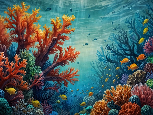 Auf dem Bild sind bunte Korallenriffe und verschiedene Fischarten zu sehen, die in einem klaren, blauen Wasser schwimmen. Dies erinnert an einige der besten Tauch- und Schnorchelspots der Welt, wie das Great Barrier Reef in Australien oder die Maldives, wo man die faszinierende Unterwasserwelt mit seiner Vielfalt an Farben und Lebewesen entdecken kann. Solche Orte bieten oft beeindruckende Möglichkeiten, die Schönheit und Biodiversität der Ozeane hautnah zu erleben.