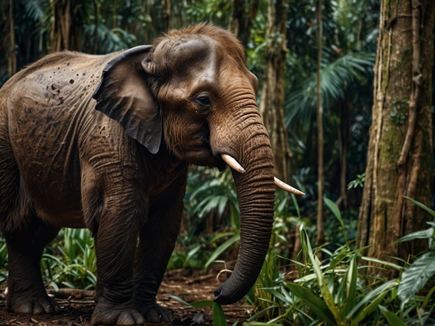 Auf dem Bild ist ein Elefant in einer dichten, grünen Umgebung zu sehen. Diese Art von Landschaft könnte mit dem Thema des nachhaltigen Tourismus im Amazonasgebiet in Verbindung gebracht werden. Nachhaltiger Tourismus zielt darauf ab, die natürliche Schönheit und Biodiversität der Region zu bewahren, während er gleichzeitig den Besuchern ermöglicht, die Tierwelt zu erleben. Es fördert den verantwortungsvollen Umgang mit der Natur und unterstützt die lokale Bevölkerung sowie den Schutz gefährdeter Arten. Der Elefant könnte symbolisch für den Erhalt der Artenvielfalt in solchen empfindlichen Ökosystemen stehen.