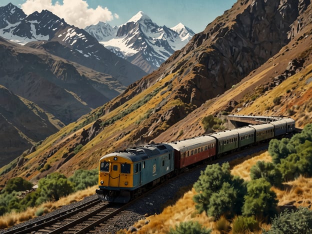 Auf dem Bild ist ein Zug zu sehen, der durch eine bergige Landschaft mit hohen, schneebedeckten Gipfeln fährt. In Alausí, Ecuador, gibt es viele Aktivitäten und Erlebnisse, die man genießen kann. 

Eine der Hauptattraktionen ist die Zugfahrt zur „Nariz del Diablo“ (Teufelsnase), die spektakuläre Ausblicke auf die umliegenden Anden bietet. Während der Fahrt kann man die atemberaubende Natur bewundern und die traditionellen Dörfer entlang der Strecke erkunden.

Zusätzlich kann man in Alausí Wanderungen unternehmen, die lokale Kultur kennenlernen und historische Stätten besuchen. Die Umgebung ist ideal für Naturliebhaber, die die Schönheit der Berge und die Vielfalt der Flora und Fauna erleben möchten. Ein Besuch in lokalen Märkten bietet die Möglichkeit, traditionelle Handwerkskunst und köstliche einheimische Speisen zu probieren.