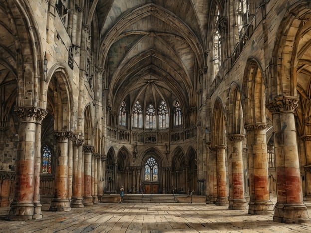 Auf dem Bild ist die Innenansicht einer beeindruckenden Kathedrale zu sehen. Die hohen Gewölbe und die kunstvollen Säulen schaffen eine majestätische Atmosphäre. 

In Bezug auf den nachhaltigen Tourismus spielt die Erhaltung solcher historischen Gebäude eine wichtige Rolle. Diese Kathedrale kann Touristen anziehen, die Interesse an Architektur und Geschichte haben, was zur lokalen Wirtschaft beiträgt. Gleichzeitig ist es wichtig, Maßnahmen zu ergreifen, um die ökologische Integrität des Ortes zu bewahren, etwa durch kontrollierte Besucherzahlen und umweltfreundliche Praktiken, um sicherzustellen, dass auch zukünftige Generationen die Schönheit und den kulturellen Wert dieser Stätten erleben können.