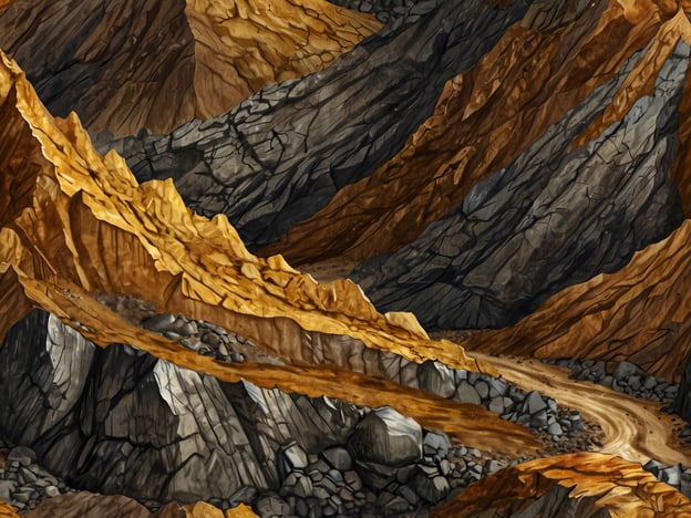 Auf dem Bild sind zerklüftete Felsen und Berglandschaften zu sehen, die an eine Goldmine erinnern könnten. Goldminen haben bedeutende Auswirkungen auf die Umwelt und die Gesellschaft. 

Der Abbau von Gold führt oft zu erheblichen Umweltverschmutzungen, darunter die Zerstörung von Lebensräumen und die Verschmutzung von Wasserressourcen. Zudem können die sozialen Auswirkungen gravierend sein: Oft werden indigene Gemeinschaften verdrängt, und Arbeitsbedingungen in Minen sind häufig schlecht. Die Nachfrage nach Gold kann auch zu einem Anstieg von Konflikten und Menschenrechtsverletzungen führen. 

Zwar kann der Goldabbau wirtschaftliche Vorteile bringen, doch die langfristigen wahren Kosten für die Umwelt und die lokale Bevölkerung sind oft hoch.