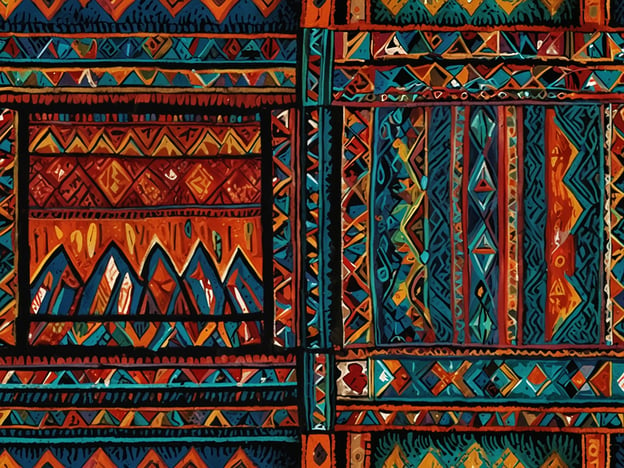 Auf dem Bild sind traditionelle Muster und geometrische Designs zu sehen, die typischerweise mit der faszinierenden Wayuu-Kultur aus Kolumbien in Verbindung gebracht werden. Diese Muster sind oft lebhaft in Farben und repräsentieren die kulturelle Identität sowie die Handwerkskunst der Wayuu. Sie sind in handgefertigten Textilien, wie den berühmten Wayuu-Paschen und -Taschen, zu finden und zeigen sowohl ästhetische als auch symbolische Bedeutungen, die tief in der Tradition der Wayuu verwurzelt sind.