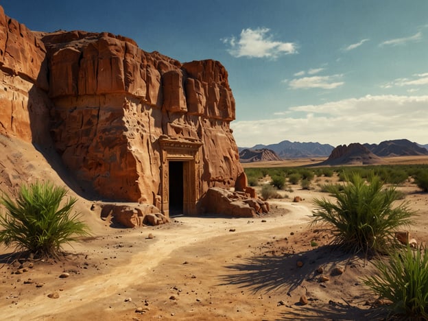 Das Bild zeigt eine trockene, felsige Landschaft, die an eine Wüste erinnert, mit auffälligen Felsformationen und einigen Pflanzen. Diese Beschreibung könnte auf die Tatacoa-Wüste in Kolumbien hindeuten. 

Die Tatacoa-Wüste liegt im Departamento Huila und ist bekannt für ihre beeindruckenden geologischen Formationen, die hauptsächlich aus rotem und grauem Sandstein bestehen. Geologisch gesehen entstand die Region durch Erosion und den Rückzug von Meeren, die über der Gegend lagen. Diese Prozesse führten zur Bildung der charakteristischen Schluchten und Terrassen.

Das Klima in diesem Gebiet ist arid, was eine Vielzahl von einzigartigen Pflanzen und Tieren hervorgebracht hat. Die Kombination aus faszinierenden Farben, Formen und der trockenen Umgebung macht die Tatacoa-Wüste zu einem interessanten Ziel für Touristen und Wissenschaftler.