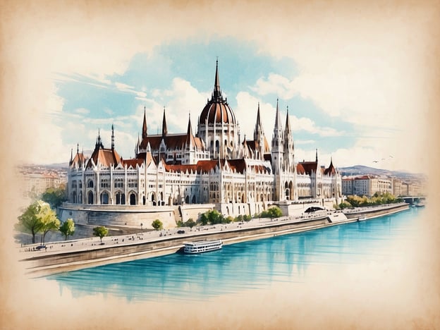 Auf dem Bild ist das ungarische Parlament (Országház) in Budapest zu sehen. Es ist ein beeindruckendes neogotisches Gebäude, das direkt am Ufer der Donau liegt. Hier sind einige praktische Informationen für eine Reise nach Budapest:

1. **Besichtigung des Parlaments**: Führungen sind verfügbar, um die prächtigen Innenräume zu erkunden. Es wird empfohlen, im Voraus zu buchen, besonders während der Hauptreisezeit.

2. **Anreise**: Das Parlament ist gut mit öffentlichen Verkehrsmitteln zu erreichen. Die nächstgelegene U-Bahn-Station ist Kossuth Lajos tér.

3. **Beste Besuchszeit**: Die beste Zeit, um das Parlament zu besichtigen, ist morgens oder spät nachmittags, um die Menschenmengen zu vermeiden.

4. **Fotomöglichkeiten**: Die beste Aussicht auf das Parlament bietet sich vom gegenüberliegenden Donauufer, besonders vom Budaer Schloss oder von einem Boot auf der Donau.

5. **Umgebung**: Kombinieren Sie den Besuch des Parlaments mit einem Spaziergang entlang der Donau oder einem Besuch des nahegelegenen Kossuth Lajos Platz.

6. **Kulinarische Erlebnisse**: In der Umgebung gibt es zahlreiche Cafés und Restaurants, wo Sie lokale ungarische Gerichte probieren können.

Viel Spaß bei Ihrer Reise nach Budapest!