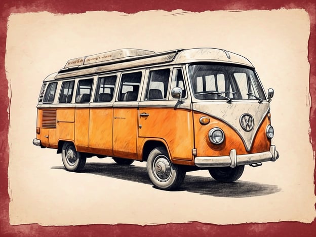 Auf dem Bild ist ein orangefarbenes VW-Bus-Modell zu sehen. In Reykjavik könnte man mit einem solchen Fahrzeug fantastisches Abenteuer erleben. Einige Aktivitäten, die man unternehmen kann, sind:

1. **Roadtrip entlang der Südküste**: Entdecken Sie Wasserfälle wie Seljalandsfoss und Skógafoss oder erkunden Sie schwarze Sandstrände wie Reynisfjara.
  
2. **Nordlichter beobachten**: Im Winter kann man mit einem Camper durch die Umgebung reisen, um die beeindruckenden Nordlichter zu sehen.

3. **Camping**: Der VW-Bus könnte als perfektes mobiles Zuhause dienen, während Sie die vielen Naturwunder Islands erkunden.

4. **Stadtrundfahrt**: In Reykjavik selbst kann man wunderschöne Orte wie die Hallgrímskirkja und die Harpa Konzerthalle besuchen.

5. **Baden in heißen Quellen**: Besuchen Sie die Blaue Lagune oder andere natürliche heiße Quellen in der Umgebung.

So bietet ein VW-Bus tolle Möglichkeiten für Abenteuer und Entdeckungen in und um Reykjavik!