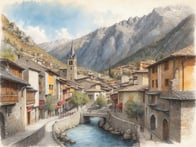 Auf den Spuren der Vergangenheit: Entdecke die historischen Kirchen und charmanten Dörfer Andorras.