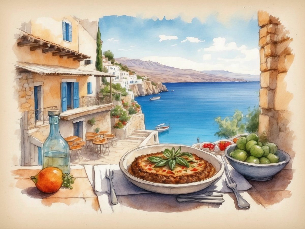 Kulinarische Reise durch Griechenland - Von Moussaka bis Ouzo