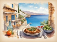 Entdecke die vielfältigen Aromen und Geschmackserlebnisse der griechischen Küche - Von Moussaka bis Ouzo.