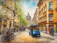 Entdecke die pulsierende Hauptstadt mal auf eine ganz andere Art und lass dich stilvoll durch die Straßen kutschieren – ganz bequem von deinem Hotel abgeholt!