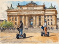 Erlebe die Stadt aus einer ganz neuen Perspektive und gleite entspannt zu einem der beeindruckendsten Wahrzeichen Leipzigs.