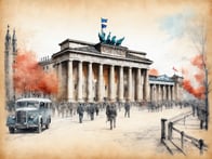 Tauche ein in die dramatischen Ereignisse der letzten Tage des Zweiten Weltkriegs und erfahre, wie der Kalte Krieg das Gesicht Berlins prägte.
