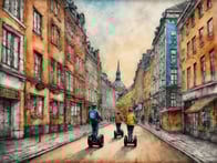Entdecke die schönsten Ecken der Hansestadt und cruis durch die Straßen, während du spannende Geschichten zu Hamburgs Highlights hörst.