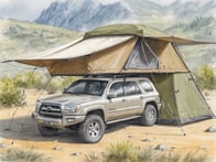 Bereit für dein nächstes Abenteuer? Mit dem neuen XXL-Dachzelt wird Camping jetzt zum ultimativen Komfort-Erlebnis!