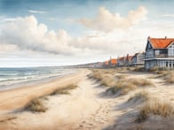 Der Traum von endlosen Stränden und malerischen Seebädern an der holländischen Küste.