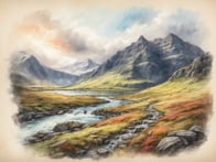 Entdecke die faszinierenden Landschaften der schottischen Highlands - Eine Reise zu atemberaubenden Naturschönheiten und geheimnisvollen Legenden.