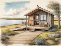 Luxuriöses Outdoor-Erlebnis am Lauwersmeer: Entdecke die besondere Glamping-Unterkunft im Roompot Park.